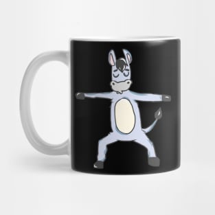 Sweet donkey kids comic donkey mule draft animal Muli Mug